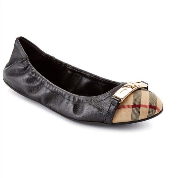 burberry ballerina flats sale